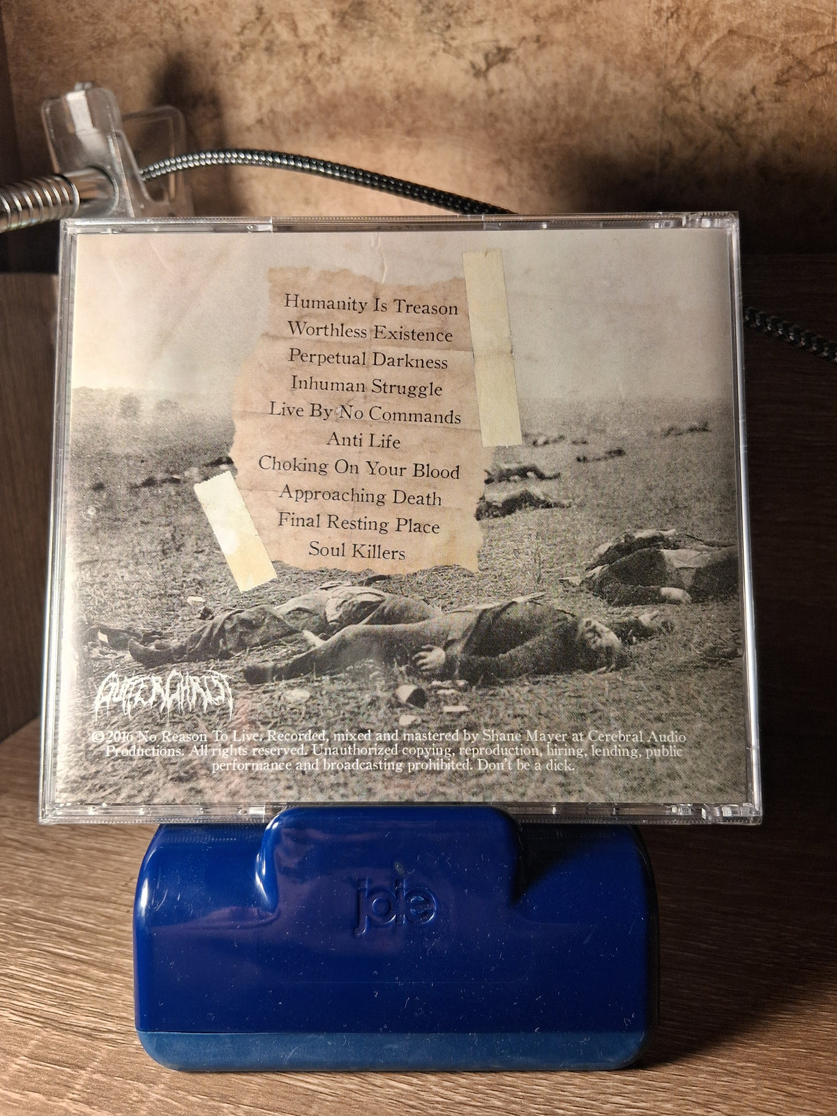 No Reason To Live- Only death is certain CD
